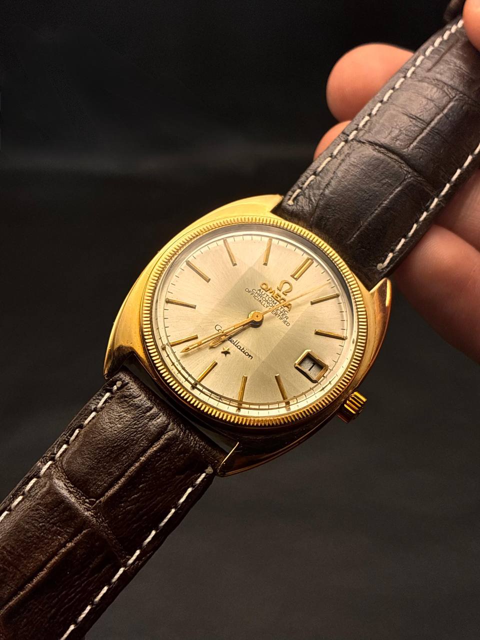 Omega Constellation C-Shape - Frente